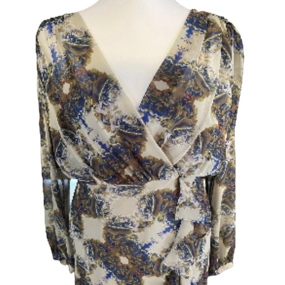 12th Street Cynthia Vincent Abstract Floral Dress
Ruffles - Size Medium - Picture 2 of 12